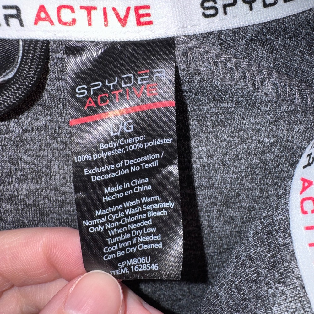 Spyder Active Gray Zip-Up Jacket - image 3